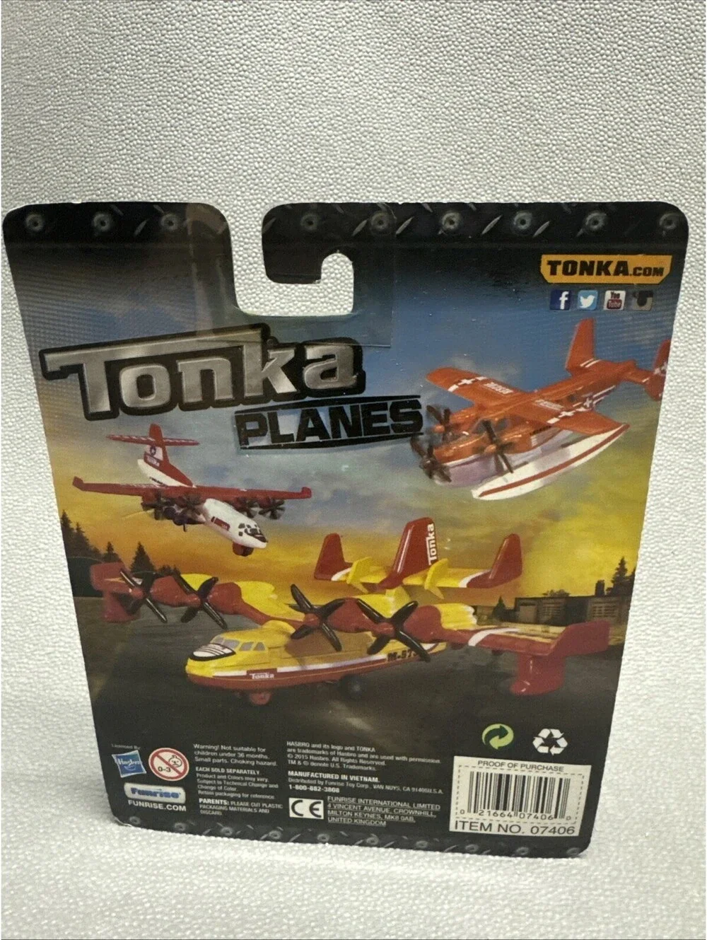 Tonka Planes Lot Of 4 Pontoon & Sea Rescue, Water Drop, Vintage Fighter Not Mint